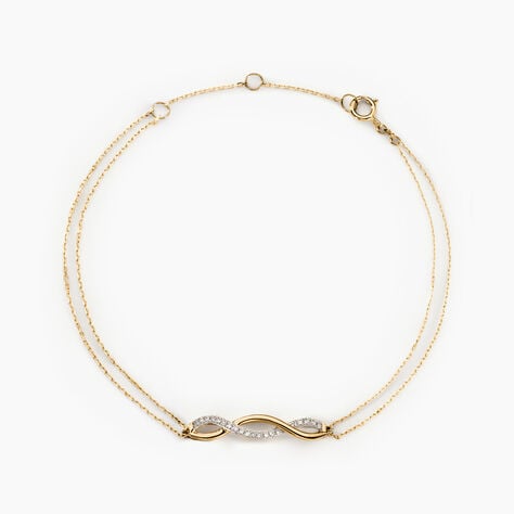 Bracelet Nucia Or Jaune Diamant - Bracelets chaînes Femme | Marc Orian