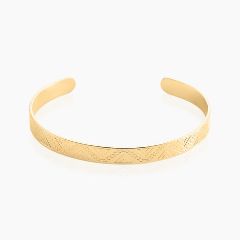 Bracelet Jonc Miela Plaque Or Jaune - Bracelets joncs Femme | Marc Orian