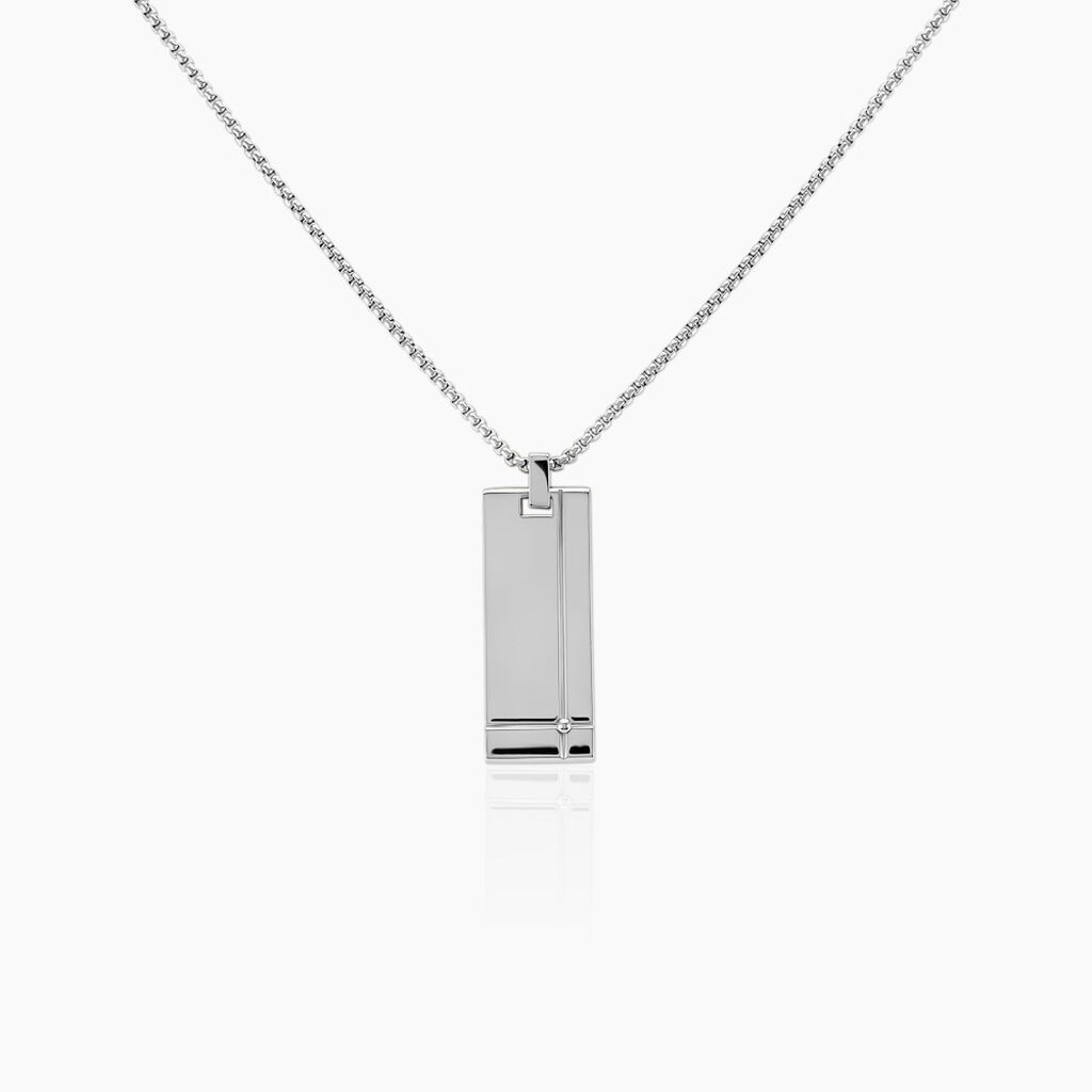 Collier Fierro Acier Blanc - Colliers Homme | Marc Orian