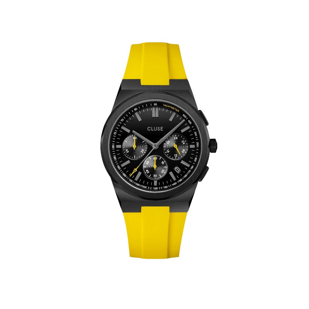 Montre Cluse Vigoureux Chrono Noir - Montres étanches Homme | Marc Orian