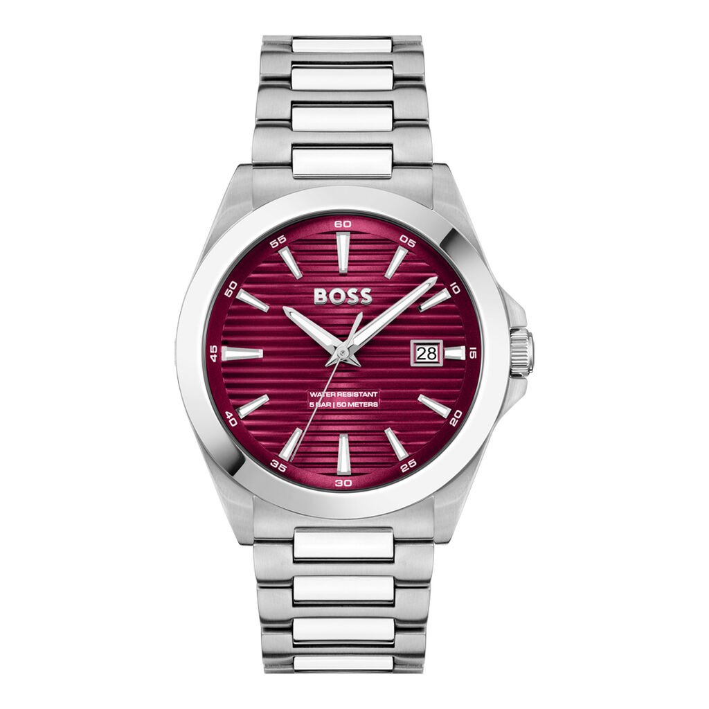 Montre Hugo Boss Boss Strike Bordeaux - Montres étanches Homme | Marc Orian