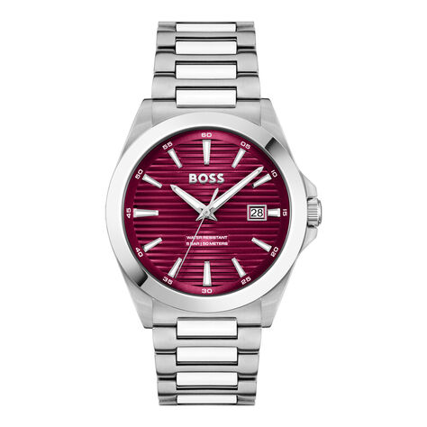 Montre Hugo Boss Boss Strike Bordeaux - Montres étanches Homme | Marc Orian