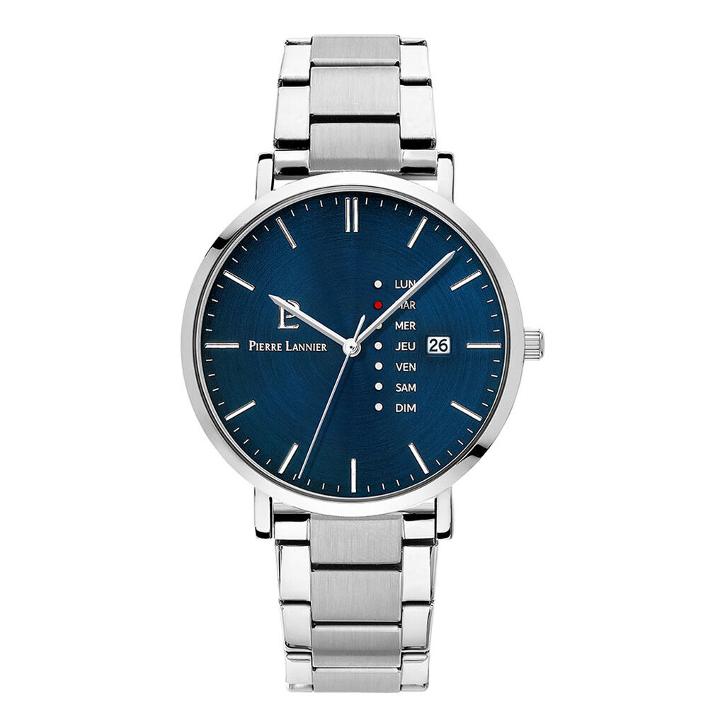 Montre Pierre Lannier Data Bleu - Montres étanches Homme | Marc Orian