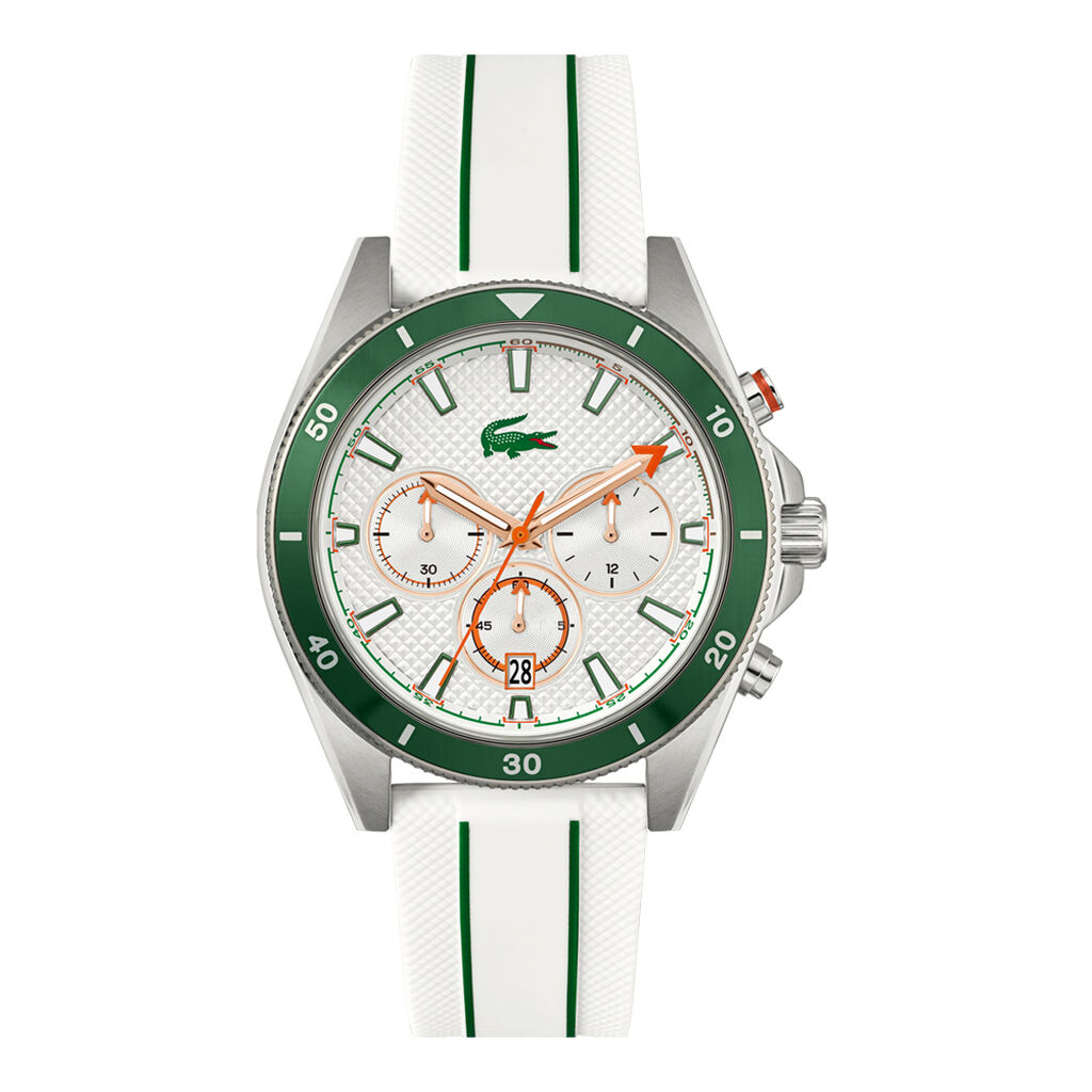 Montre Lacoste Mainsail Blanc - Montres étanches Homme | Marc Orian