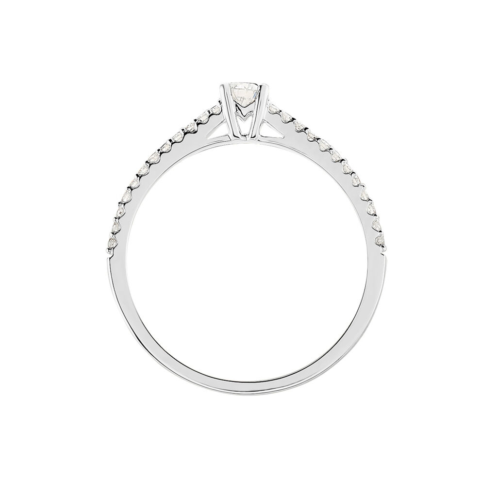 Bague Solitaire Or Blanc Nyala Diamants - Solitaires Femme | Marc Orian