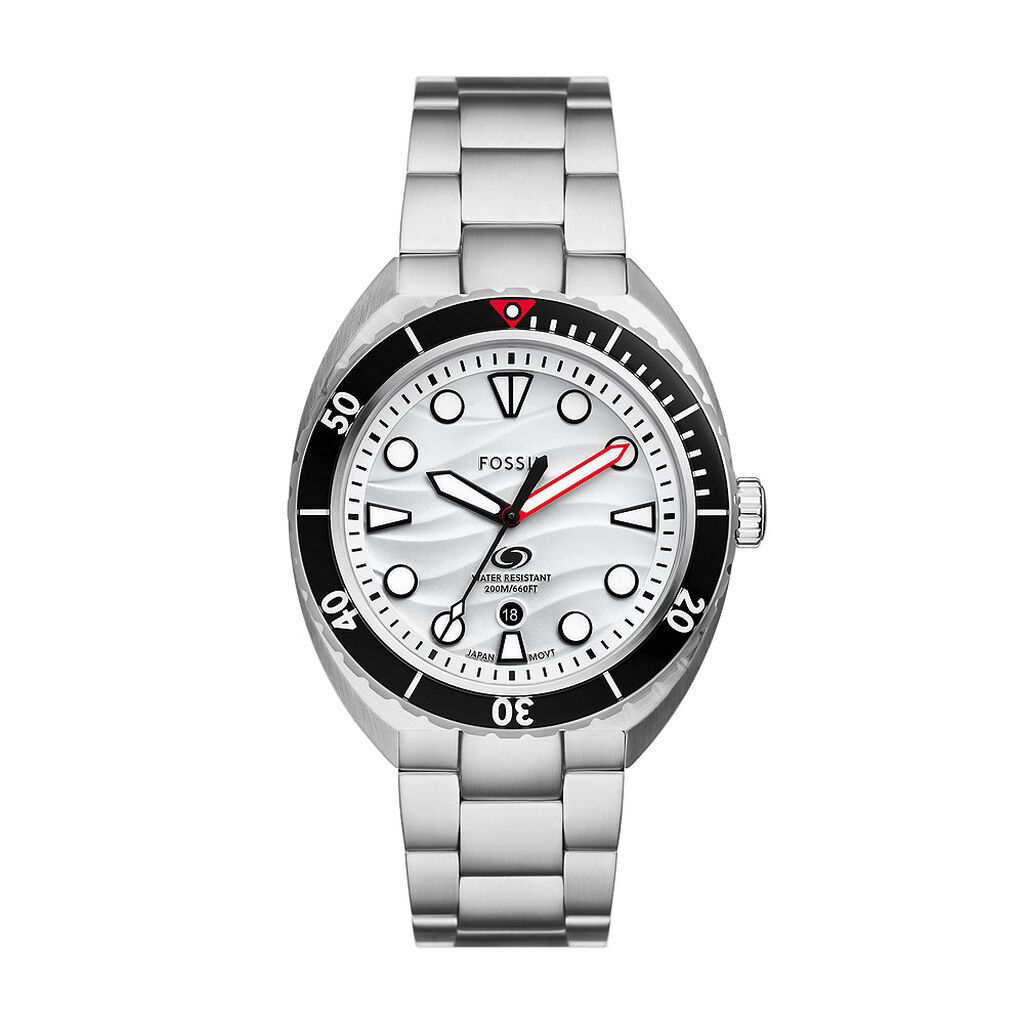 Montre Fossil Breaker Blanc - Montres étanches Homme | Marc Orian