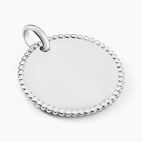 Pendentif Lulu Argent Blanc - Médailles et médaillons Femme | Marc Orian