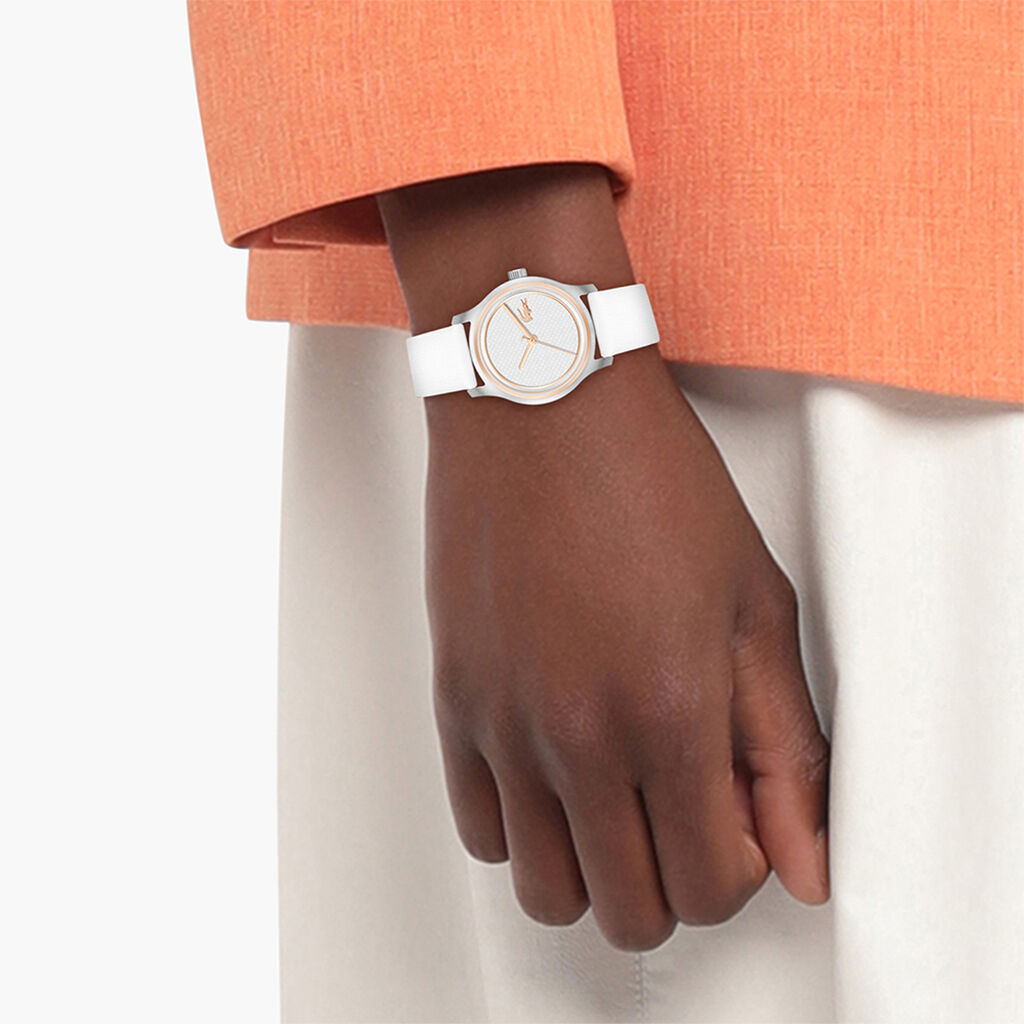 Montre Lacoste Elyse Blanc - Montres étanches Femme | Marc Orian