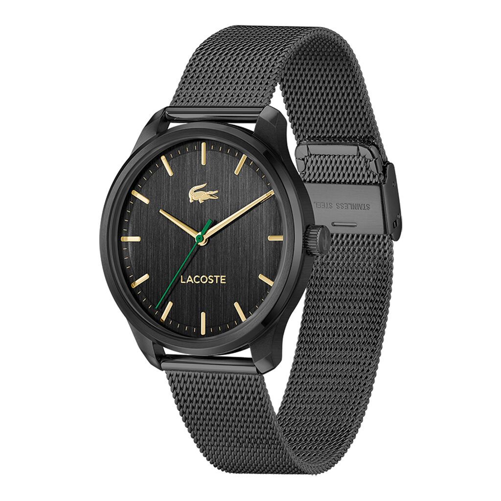 Montre Lacoste Lisbon Noir - Montres étanches Homme | Marc Orian