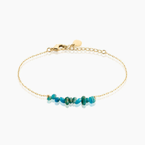 Bracelet Juha Plaque Or Jaune Apatite - Bracelets chaînes Femme | Marc Orian