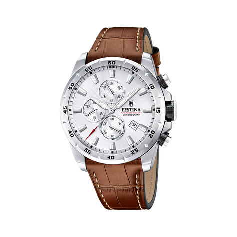 Montre Festina Timeless Chronograph Argenté - Montres étanches Homme | Marc Orian