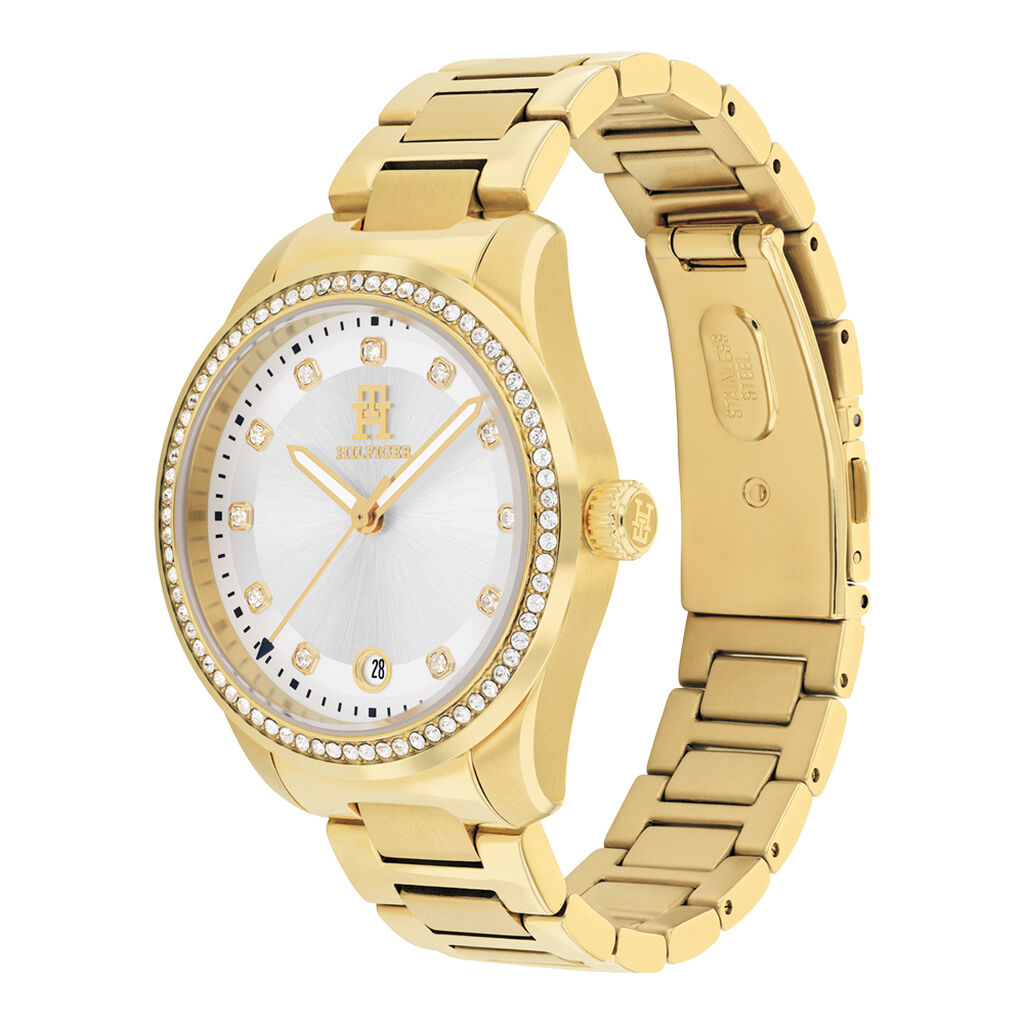 Montre Tommy Hilfiger Th85 Crystals Blanc - Montres étanches Femme | Marc Orian