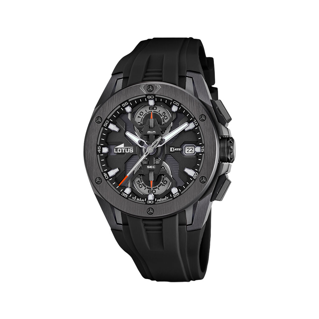 Montre Lotus Vortex Noir - Montres étanches Homme | Marc Orian