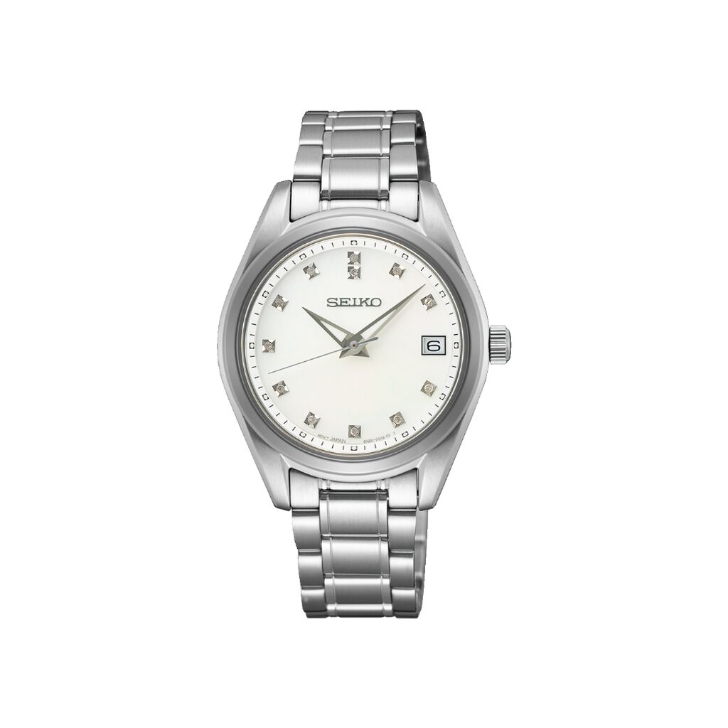 Montre Seiko Classique Nacre Blanche - Montres étanches Femme | Marc Orian