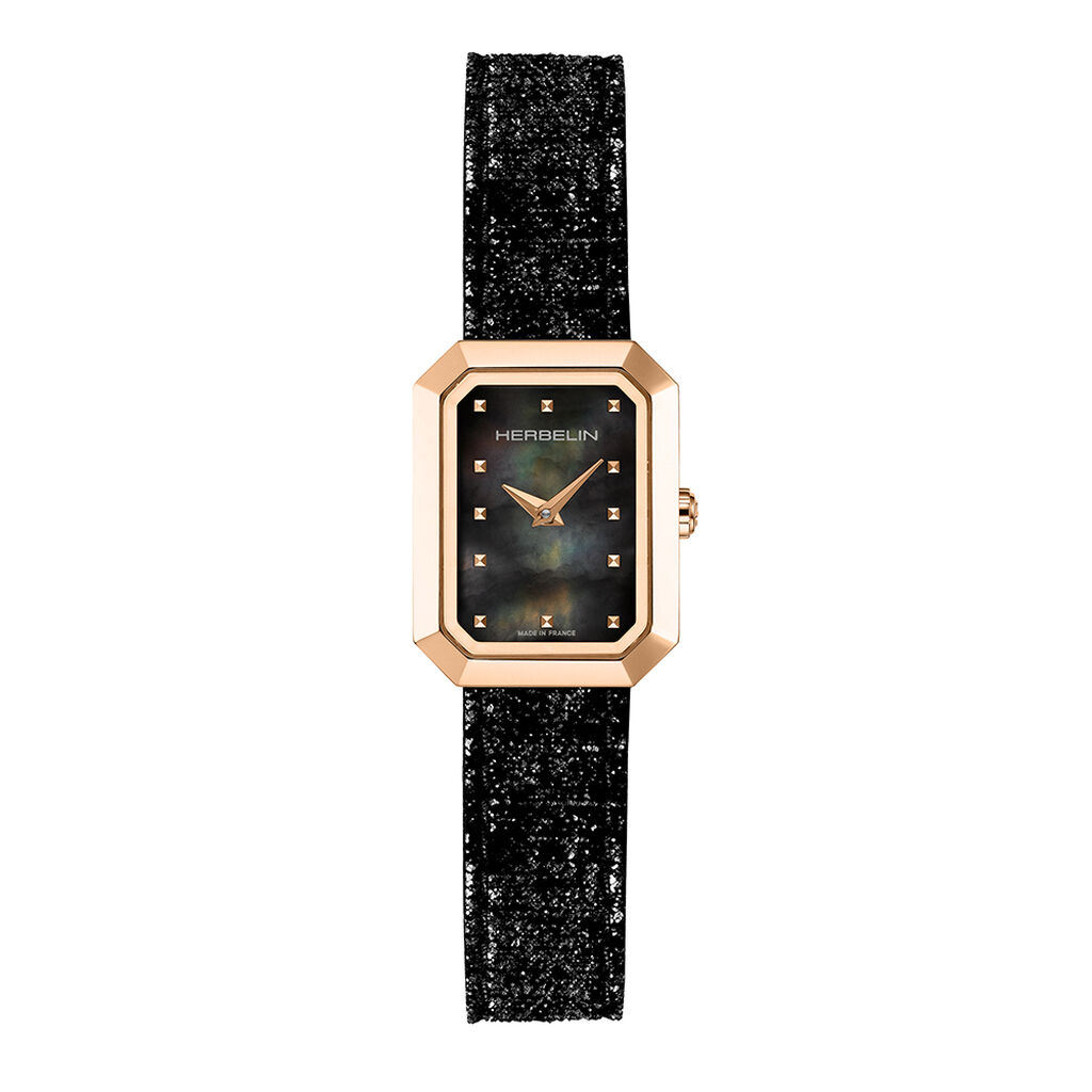 Montre Herbelin Octogône Nacre Noire - Montres étanches Femme | Marc Orian