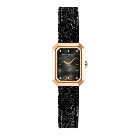 Montre Herbelin Octogône Nacre Noire - Montres étanches Femme | Marc Orian