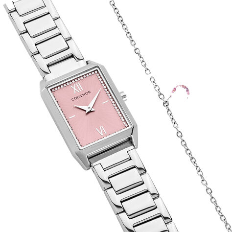 Coffret De Montre Codhor Arianne 2 Rose - Montres étanches Femme | Marc Orian