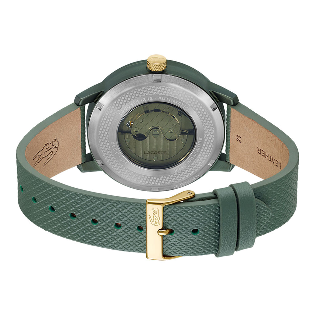 Montre Lacoste .12.12 Automatique Kaki - Montres automatiques Homme | Marc Orian