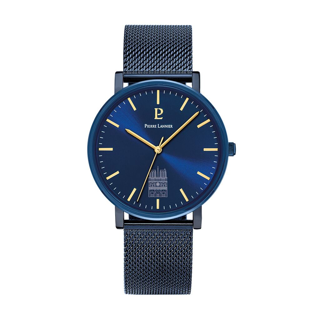 Montre Pierre Lannier Coeur Battant Bleu - Montres étanches Homme | Marc Orian