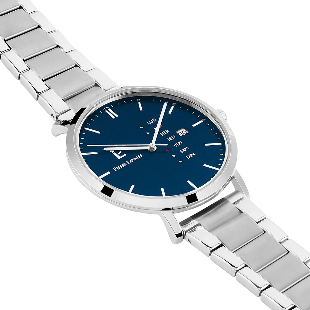 Montre Pierre Lannier Data Bleu - Montres étanches Homme | Marc Orian