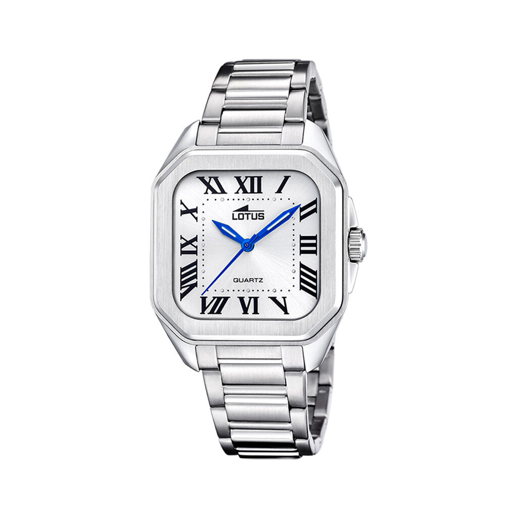 Montre Lotus Square Series Blanc - Montres étanches Femme | Marc Orian