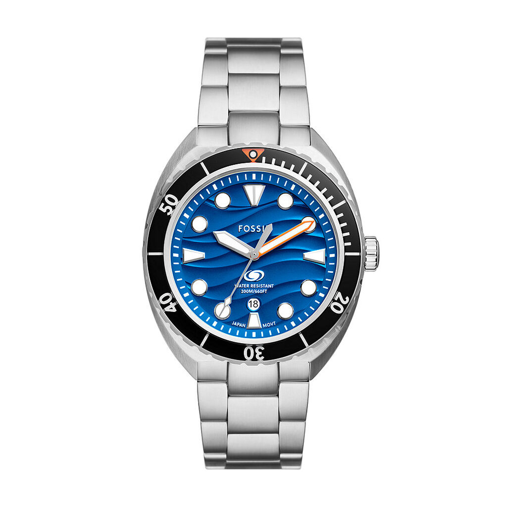 Montre Fossil Breaker Bleu - Montres étanches Homme | Marc Orian