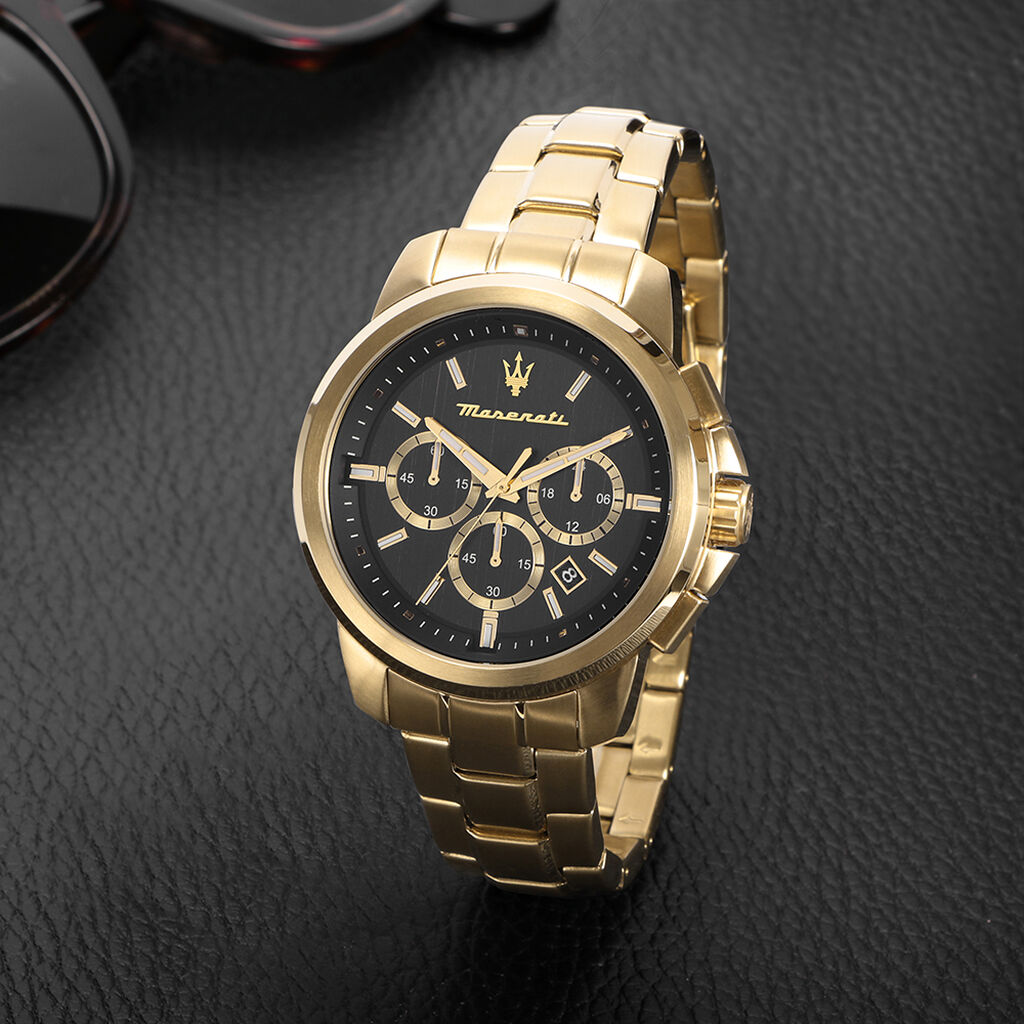 Montre Maserati Successo Noir - Montres étanches Homme | Marc Orian