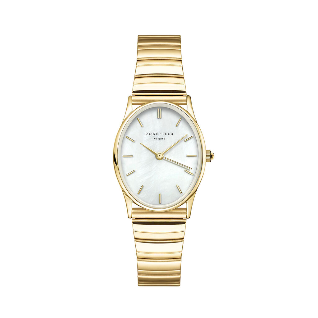 Montre Rosefield Oval Nacre Blanche - Montres étanches Femme | Marc Orian