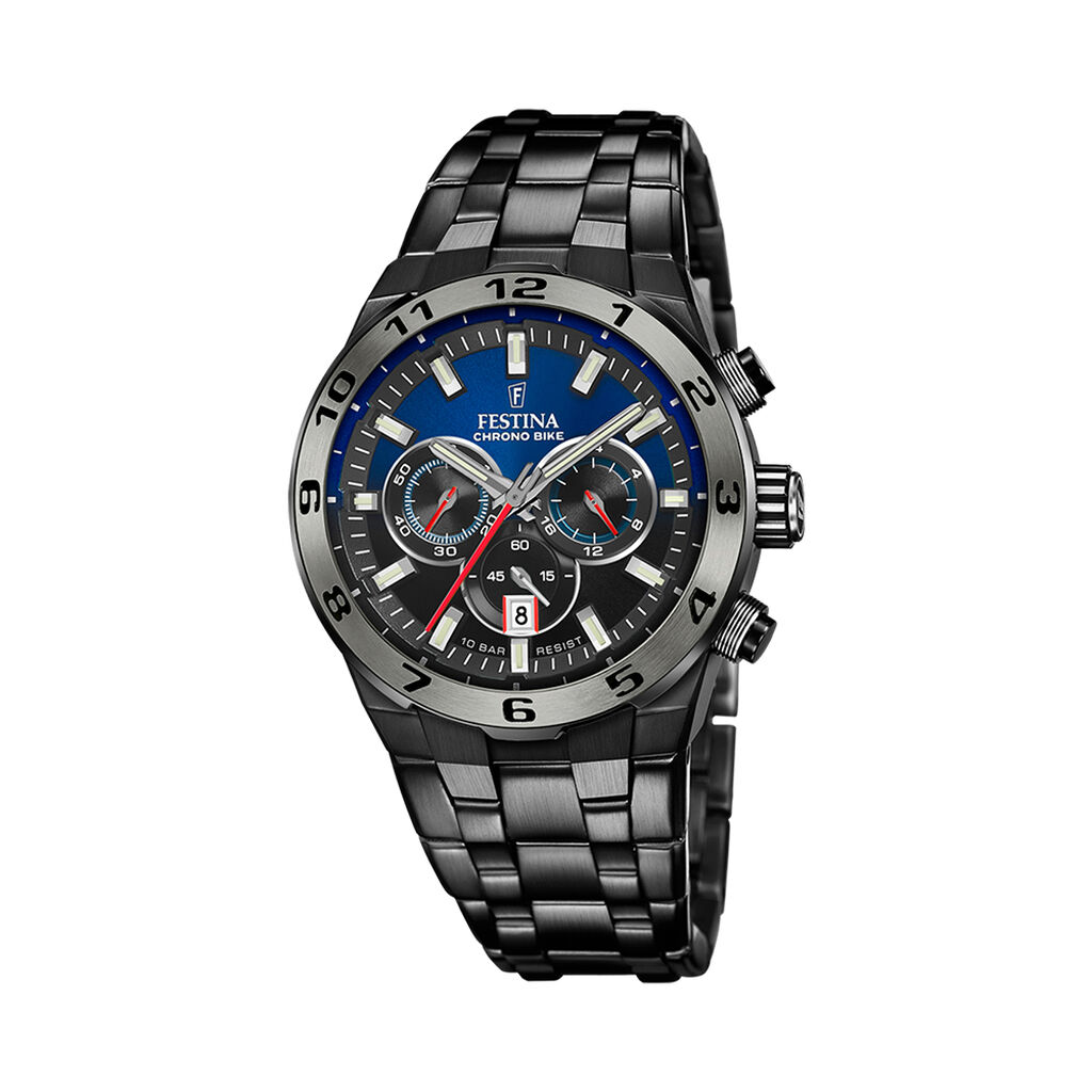 Montre Festina Chrono Bike Bleu - Montres étanches Homme | Marc Orian