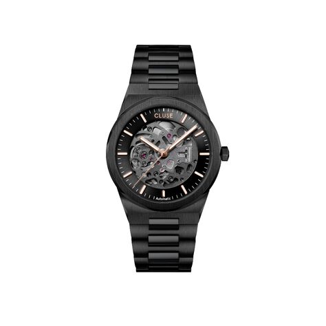 Montre Cluse Vigoureux Automatique Noir - Montres automatiques Homme | Marc Orian