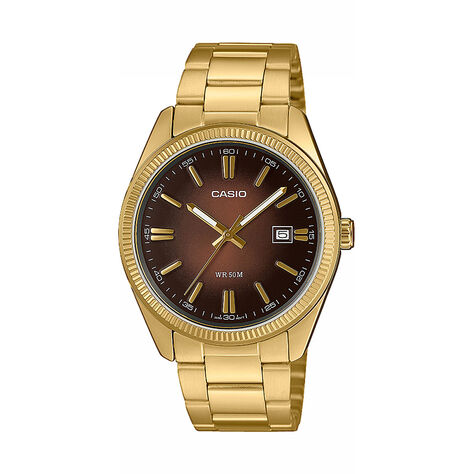 Montre Casio Collection Casio Timeless Collection Marron - Montres étanches Famille | Marc Orian