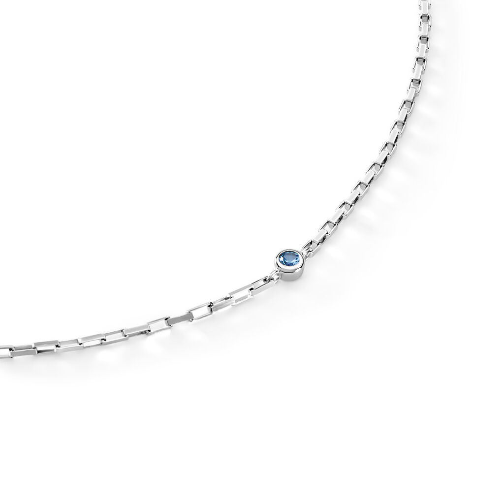 Collier Nexus Argent Blanc Oxyde De Zirconium - Colliers avec pierres Femme | Marc Orian