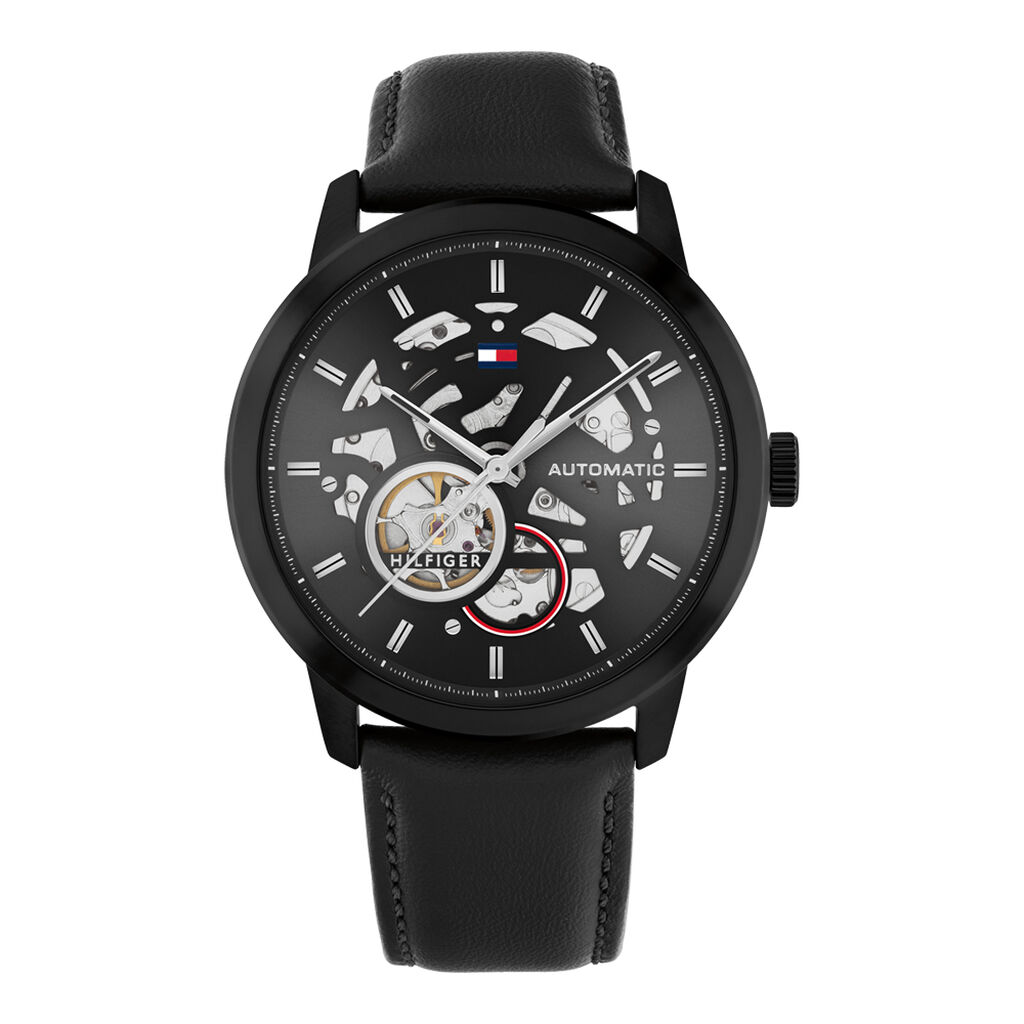 Montre Tommy Hilfiger Henry Auto Noir - Montres automatiques Homme | Marc Orian