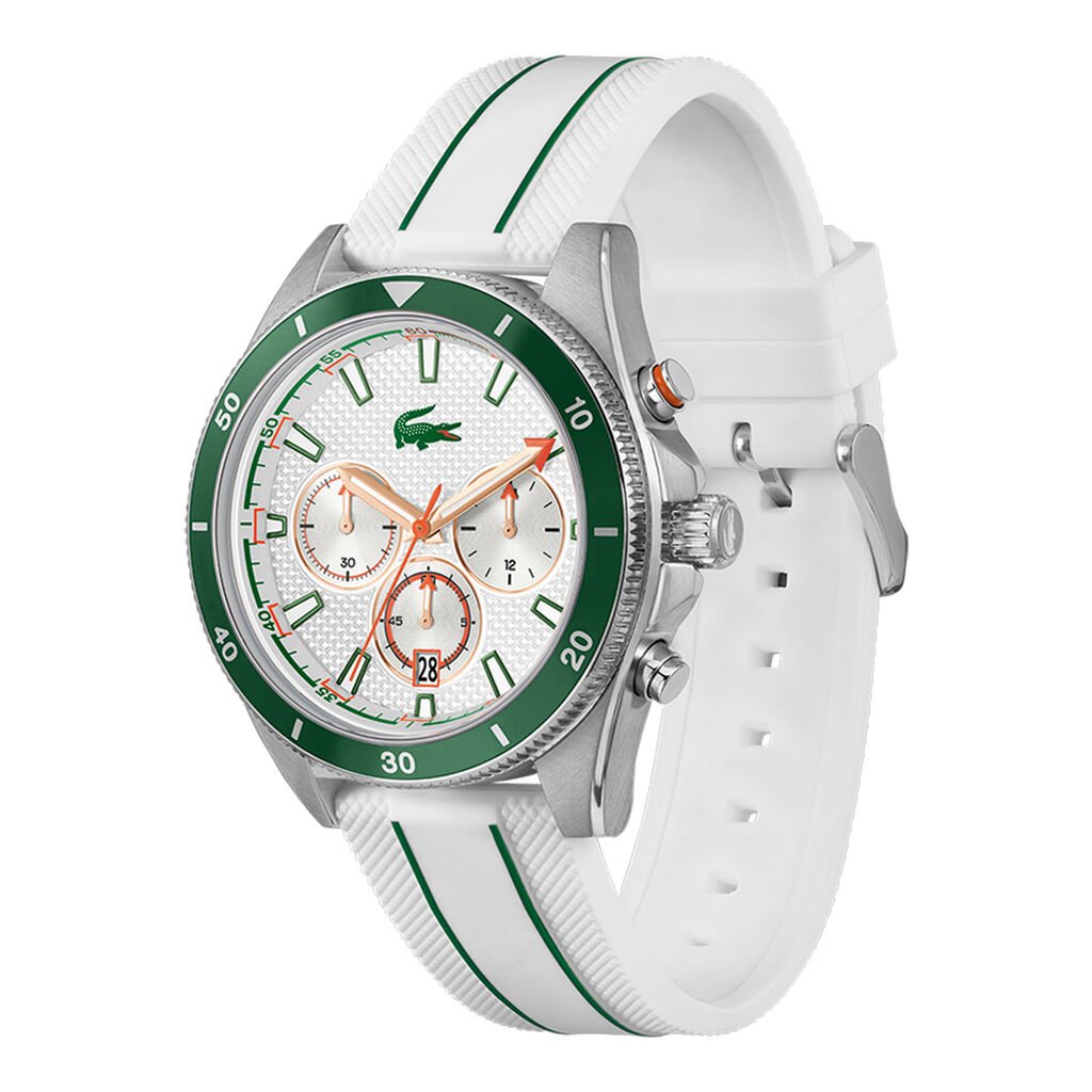 Montre Lacoste Mainsail Blanc - Montres étanches Homme | Marc Orian