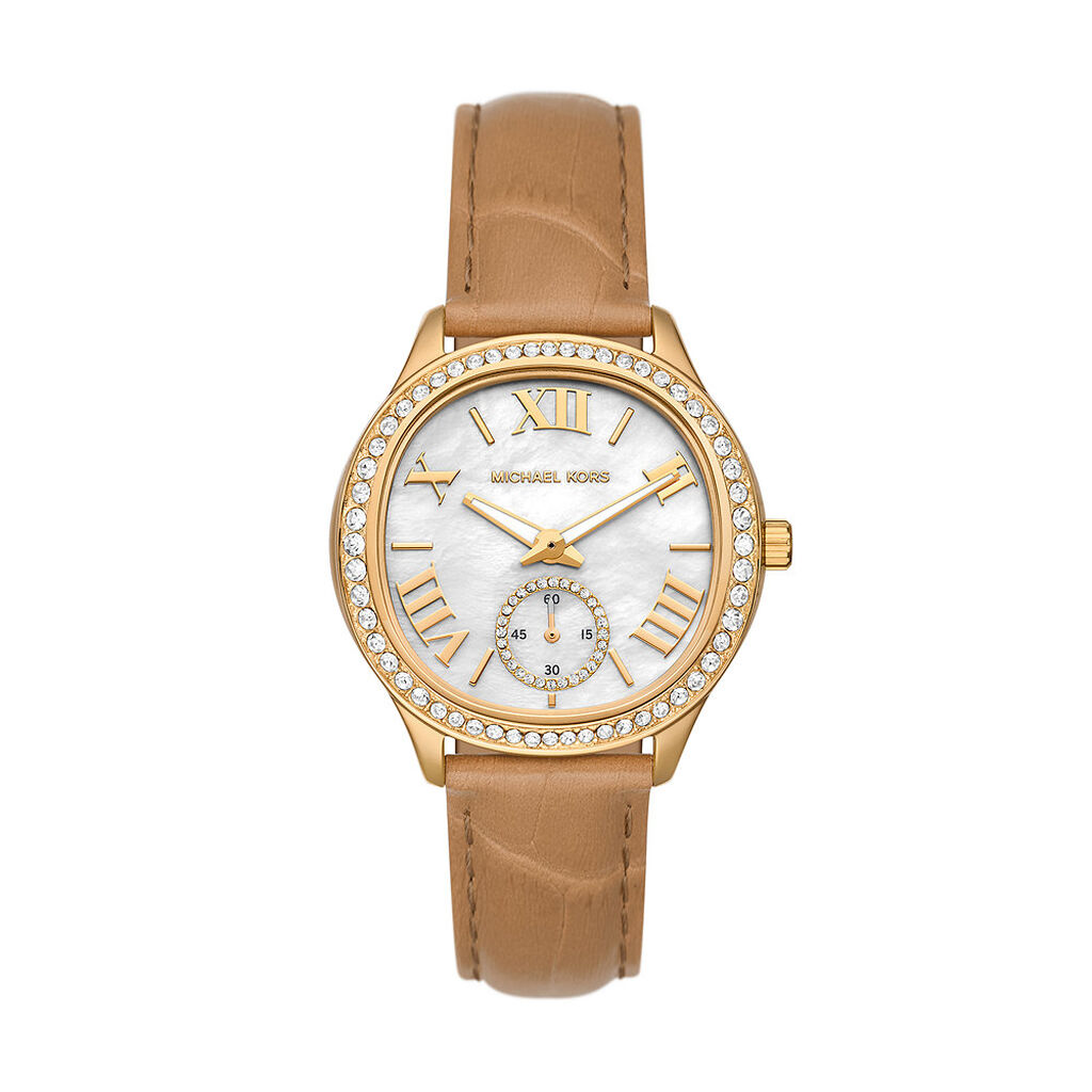 Montre Michael Kors Sage Nacre Blanche - Montres étanches Femme | Marc Orian