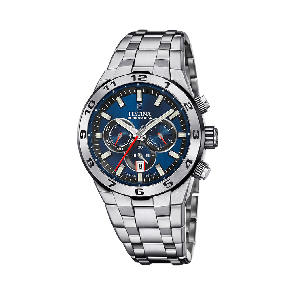 Montre Festina Chrono Bike Bleu - Montres étanches Homme | Marc Orian