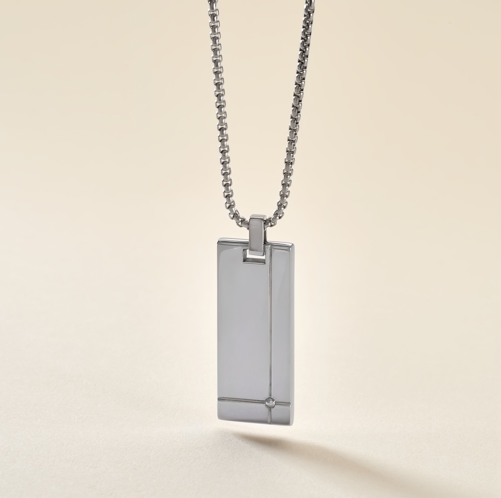 Collier Fierro Acier Blanc - Colliers Homme | Marc Orian